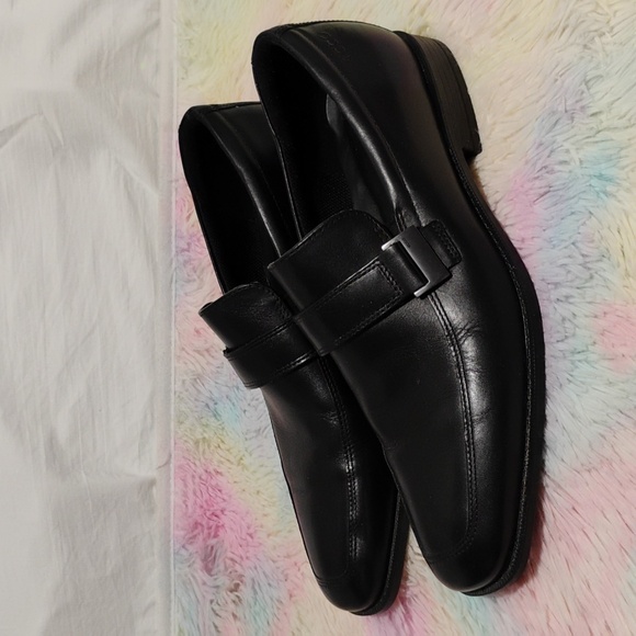 Dress Shoes Ecco Edinburgh Loafer Ecco Edinburgh Black Leather